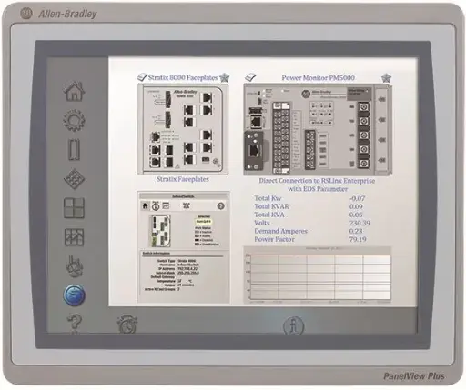 [2711P-T10C22D8S] Pantalla HMI 10" PanelView Plus 7 Performance Touch 24 Vdc 2711P-T10C22D8S  ALLEN BRADLEY