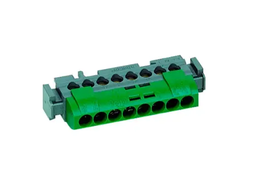 [FMM8T] Barra monofasica de conexion color verde 8px16mm3 FMM8T Bticino