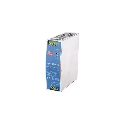 [NDR-120-48] Fuente de alimentacion industrial metalica riel DIN 120W NDR-120-48 MEAN WELL