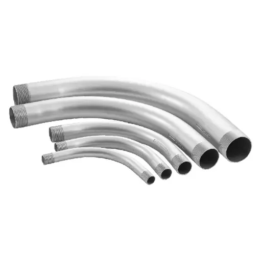 Curva metalica galvanizada para conduit rigido 63mm