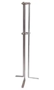 [81AA] Soporte tripode de acero chapado con patas adhesivas de aluminio 81AA Thompson Lightning Protection