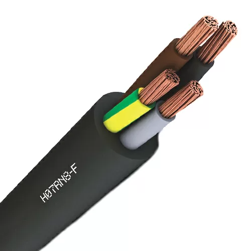 [H07RN8-F-4G1.5] Cable goma H07RN8-F sumergible flexible 4x1.5mm2 450/750V Negro Aristoncavi