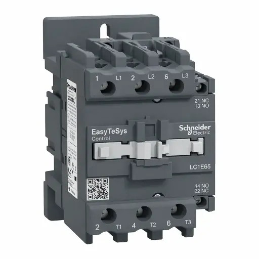 [LC1E65M5] Contactor EasyPact TVS 3P 65A 220V Bobina 50/60Hz 1NA+1NC LC1E65M5 Schneider Electric