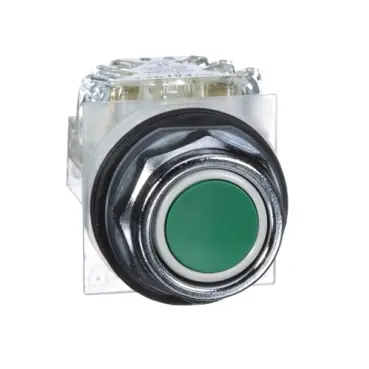 [9001KR1GH13] Pulsador rasante verde Ø30mm no luminoso NO 9001KR1GH13 Schneider Electric 