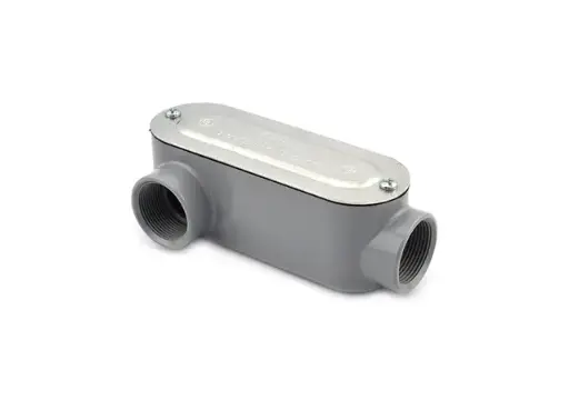 [CTE-LR-001] Condulet tipo LR aluminio con tapa y empaquetadura 1"