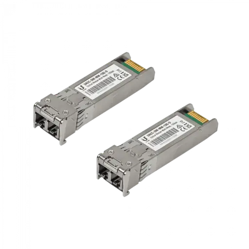[UF-MM-10G] Modulo 2 unidades SFP multimodo 10Gbps, 300m, LC DX 850NM UF-MM-10G Ubiquiti