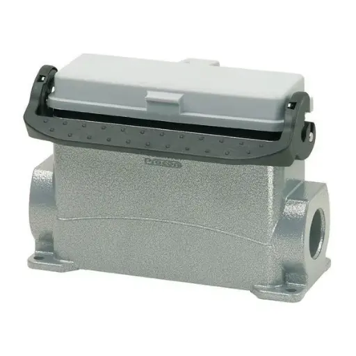 [P757608MS] Carcasa de aluminio sobrepuesta 24P con tapa resorte 1xM32 IP65 P757608MS WALTHER