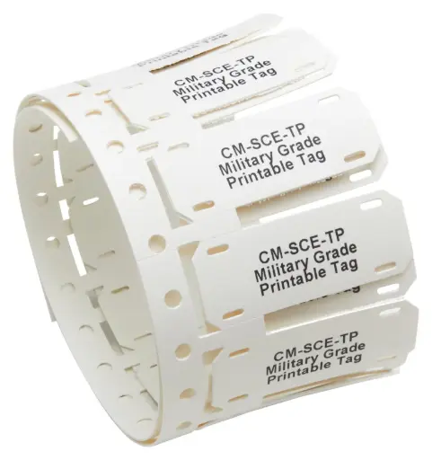 [CM-SCE-1/4-4H-9] Marcador de cable tipo placa 50.8mm CM-SCE-1/4-4H-9 Raychem