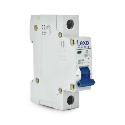 [5300006] Interruptor termomagnetico EBS6BN 1P 6A 6kA Curva C 5300006 Lexo