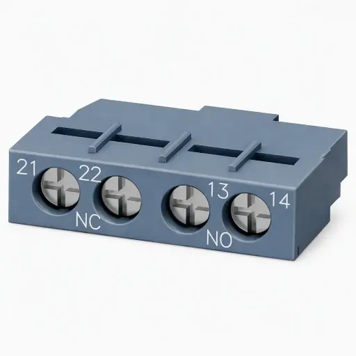 [3RV2901-1E] Contacto auxiliar transversal SIRIUS 1NA+1NC borne tornillo 3RV2901-1E Siemens