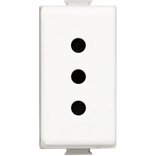 [AM5113] Toma 2P+T 10 A 250 Vac blanca Matix AM5113 Bticino