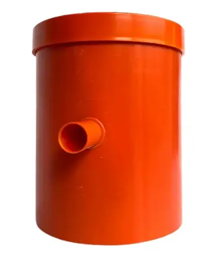 Camarilla de registro PVC con tapa para empalme de 160mm