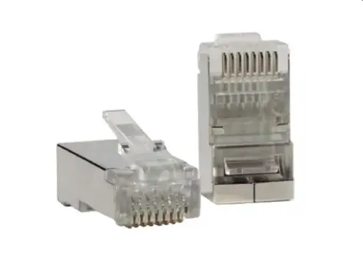 CONECTOR BLINDADO MACHO RJ45 CAT6 - FNX