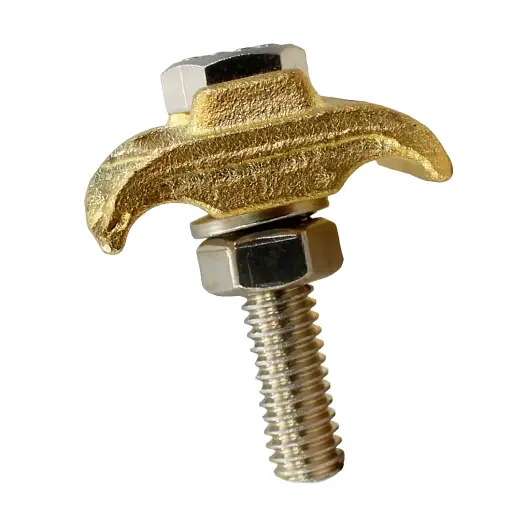 PRENSA PARALELA SIMPLE BRONCE 3-2/0AWG - 
 GUZMETAL 